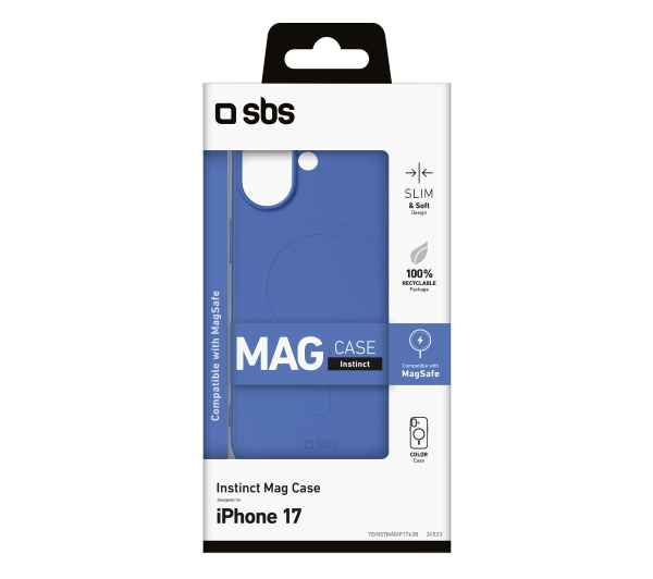 SBS Instinct Mag do iPhone 17 Niebieski