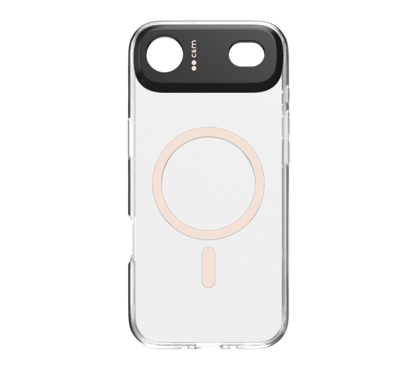 Etui CASE&ME MagColor do Apple iPhone Air Przezroczysto-brzoskwiniowy