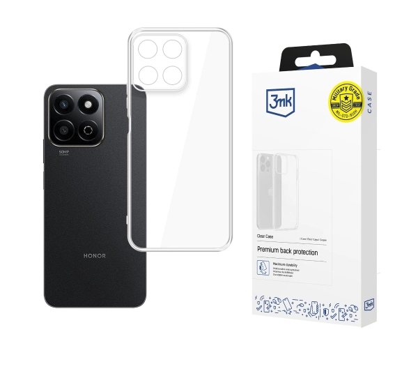 Etui 3MK Clear Case do Honor 200 Smart Przezroczysty