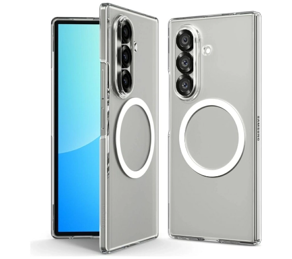 Spigen AirSkin MagSafe do Galaxy Z Fold7 Przezroczysty