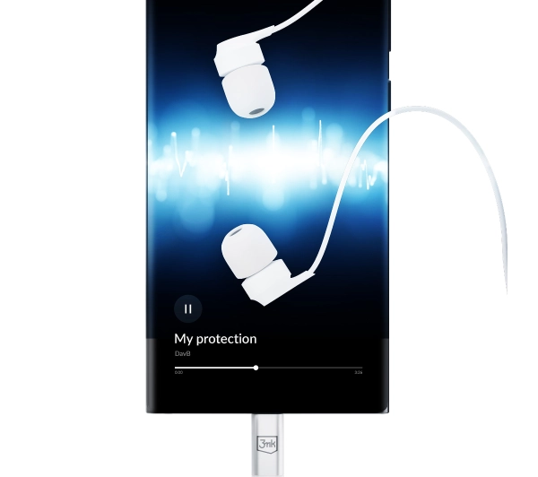 3mk Wired Earphones USB-C Biały - ⚡ BESTSELLERY ⚡