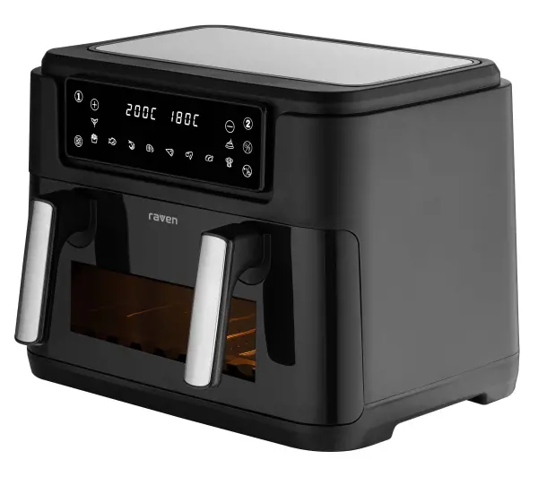 Frytkownice - Raven EFN007X Frytkownica niskotłuszczowa 2400W 10l