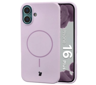 Bizon Soft z MagSafe do Apple iPhone 16 Plus Fioletowy
