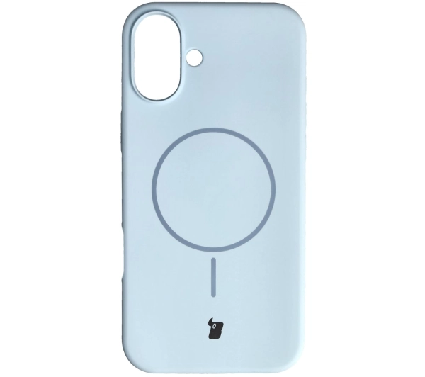 Bizon Soft z MagSafe do Apple iPhone 16 Plus Jasnoniebieski