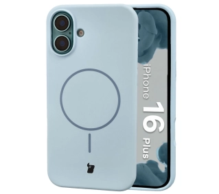 Bizon Soft z MagSafe do Apple iPhone 16 Plus Jasnoniebieski