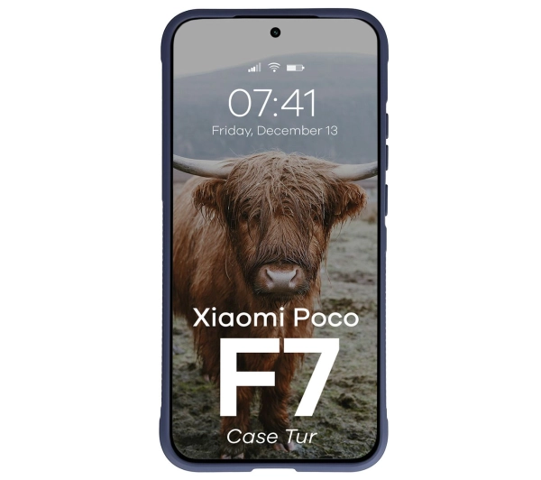 Bizon Tur do Xiaomi Poco F7 Granatowy
