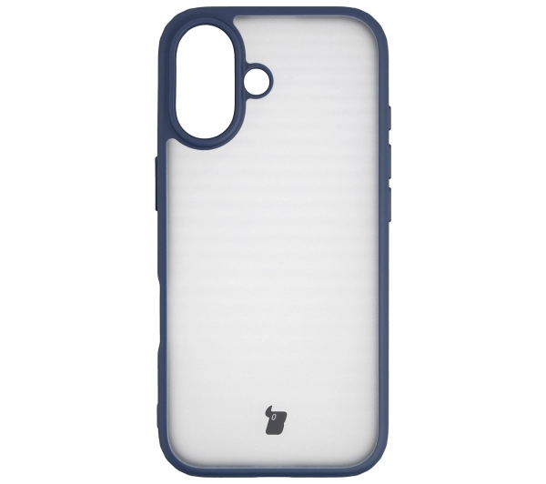 Bizon Angelo do Apple iPhone 17 z niebieską ramką