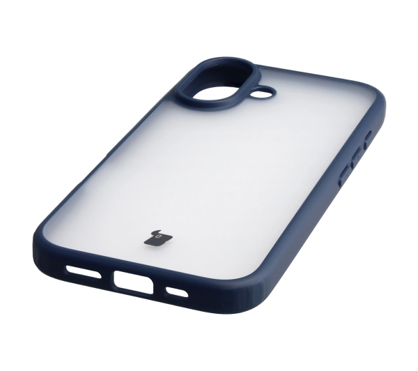 Bizon Angelo do Apple iPhone 17 z niebieską ramką