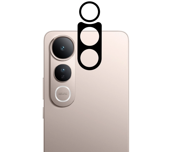 Bizon na aparat Silk Lens do Vivo V50 Lite 4G / Vivo V50 Lite 5G czarny 2 sztuki