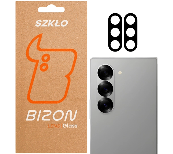Bizon na aparat Silk Lens do Samsung Galaxy Z Fold7 czarny 2 sztuki