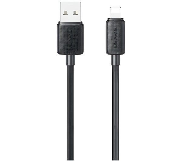 Kabel USB Usams USB-A - Lightning 1 m Czarny