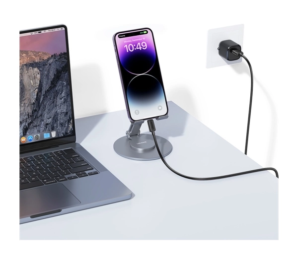 USAMS KY Series 2.4A USB-A do Lightning 1m Czarny