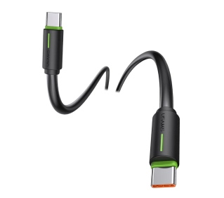 USAMS YU Series USB-C do USB-C 1m Czarny