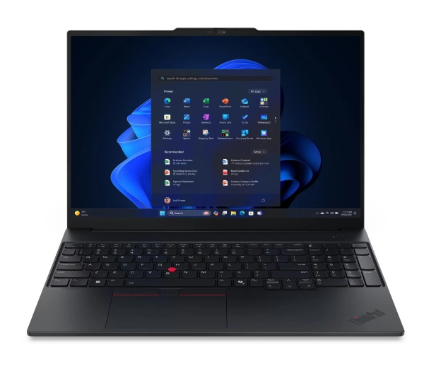 Lenovo ThinkPad E16 Gen 3 16" R7 260 16GB RAM 512GB Dysk SSD Win11 Pro Czarny Funkcje AI