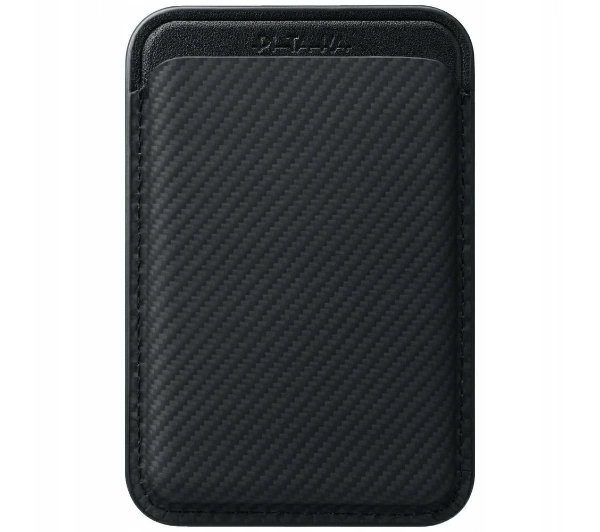 Pitaka Woven Wallet MagSafe Czarno-szary