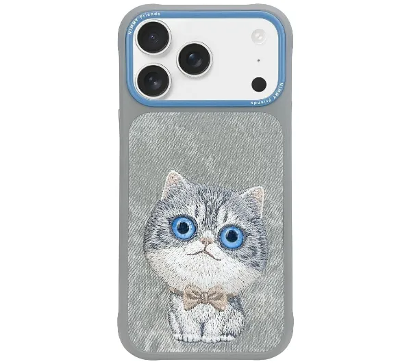 Nimmy Big Eyed Pet 2.0 Cat do iPhone 17 Pro Max Szary