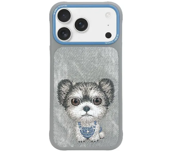 Nimmy Big Eyed Pet 2.0 Dog do iPhone 17 Szary