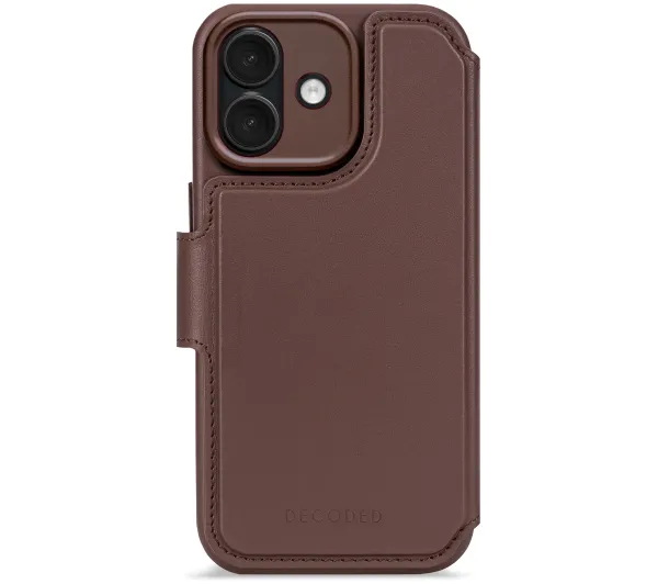 Decoded Leather Detachable Wallet MagSafe do iPhone 17 Brązowy