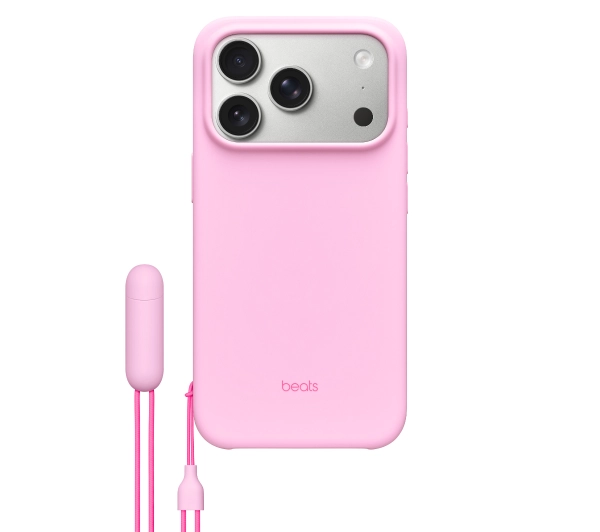 Beats Kickstand Case z MagSafe i panelem Sterowanie aparatem do iPhone 17 Pro Opalowy różowy