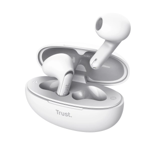 Trust Yavi ENC Douszne Bluetooth Biały - ⚡ BESTSELLERY ⚡