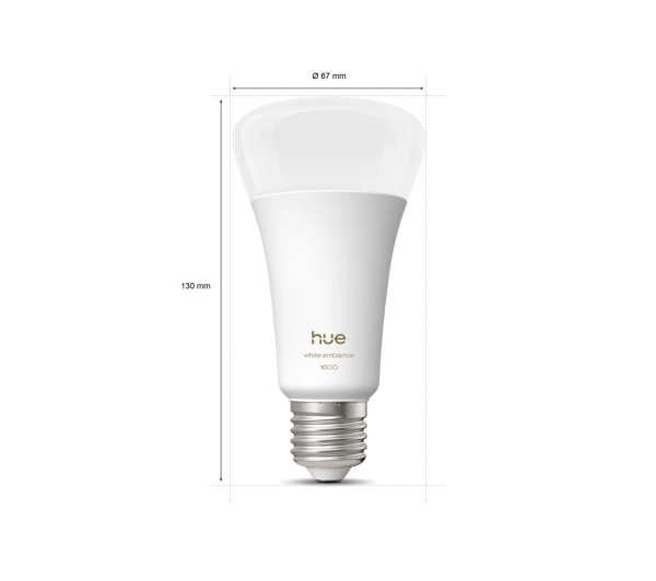 Philips Hue White Ambiance A67 E27 1600