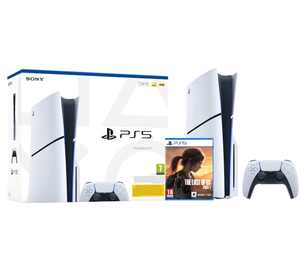 Sony PlayStation 5 Slim E Chassis (PS5) 1TB z napędem + The Last of Us Part I