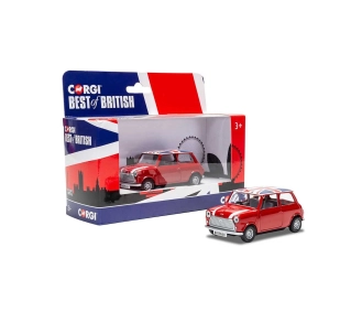 Corgi Samochód Best of British Klasyczny Mini Czerwony