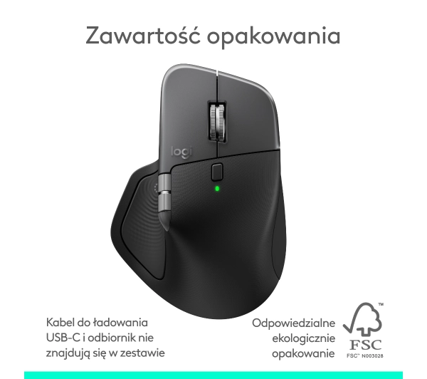 Logitech MX Master 4 dla Mac Czarny - Kup na Raty - RRSO 0%