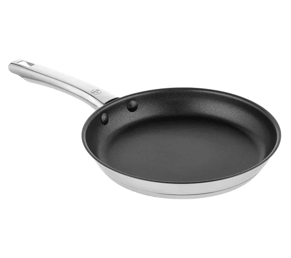 Patelnie - La Bonita LB22PN001 22cm ze stali nierdzewnej