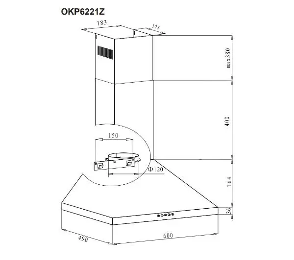 Amica OKP6221Z Srebrny - DRUGI -30%, ALBO 4-TY -80% - Kup na Raty - RRSO 0%