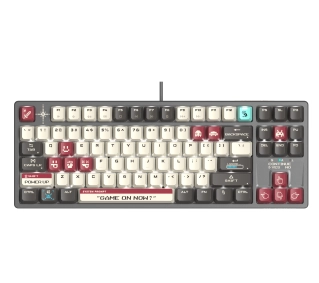 A4tech Bloody S87 Pixels Red BLMS RED Plus Szary