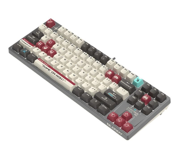 A4tech Bloody S87 Pixels Red BLMS RED Plus Szary