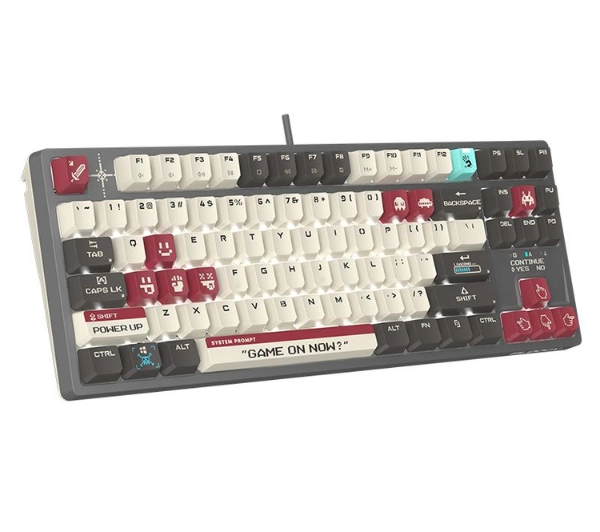 A4tech Bloody S87 Pixels Red BLMS RED Plus Szary