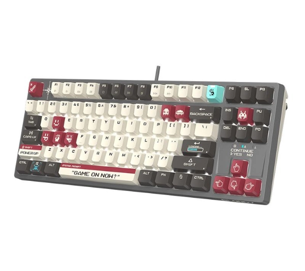 A4tech Bloody S87 Pixels Red BLMS RED Plus Szary