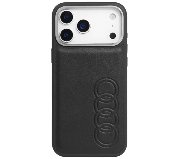 AUDI TT Synthetic Leather MagSafe do iPhone 17 Pro Max Czarny