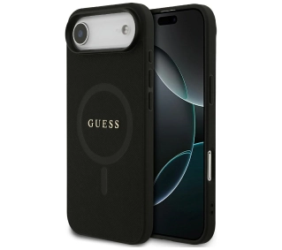Guess Saffiano Classic Logo MagSafe do iPhone Air czarny