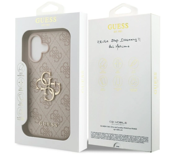 Guess 4G Big Logo do iPhone 17 Różowy