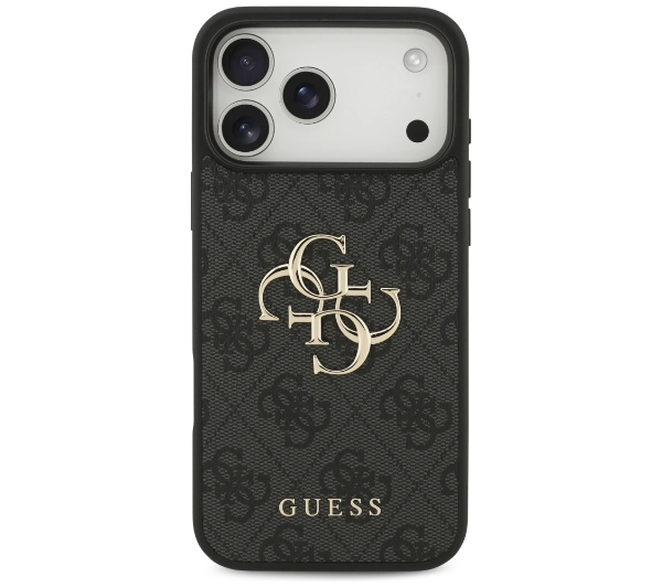 Guess 4G Big Logo do iPhone 17 Pro Max Czarny
