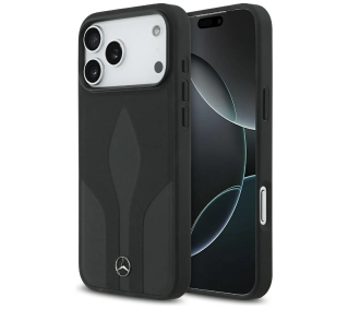 Mercedes-Benz Leather The Move MagSafe do iPhone 17 Pro Max czarny