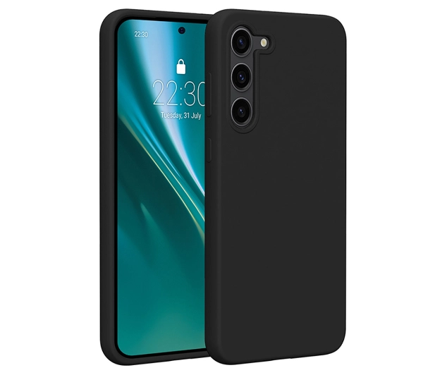 Etteri Silicone Case Galaxy S23 Plus Czarny