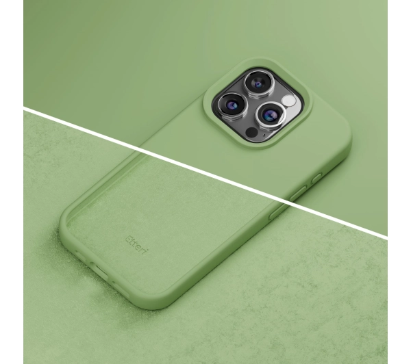 Etteri Silicone Case do iPhone 15 Pro Zielony