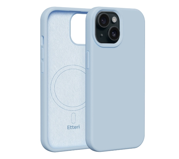 Etteri Silicone Case do iPhone 15 Niebieski
