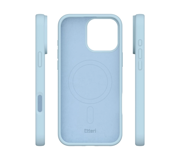 Etteri Silicone Case do iPhone 16 Pro Max Niebieski