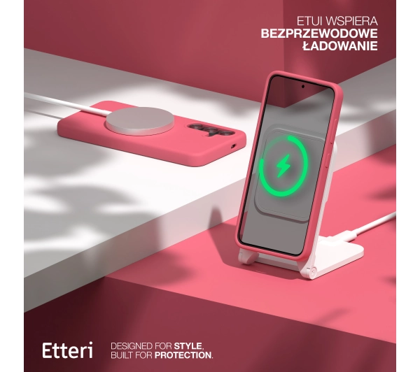 Etteri Silicone Case do Galaxy S25 Plus Malinowy