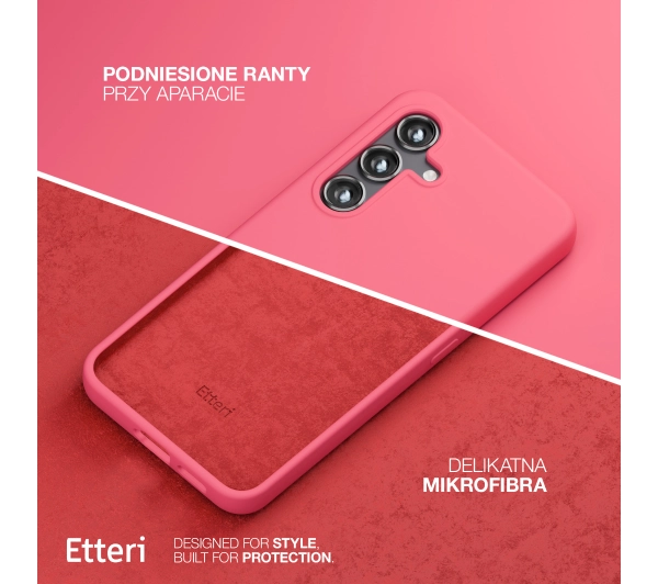 Etteri Silicone Case do Galaxy S25 Plus Malinowy