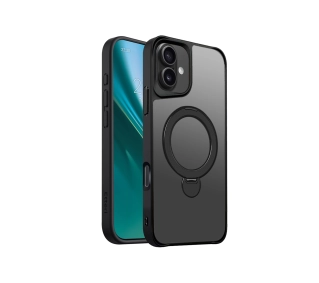 Etteri Matt Mag Ring do iPhone 16 Plus Czarny