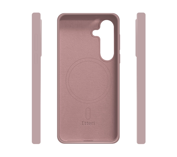 Etteri Silicone Case do Galaxy S25 Różowy