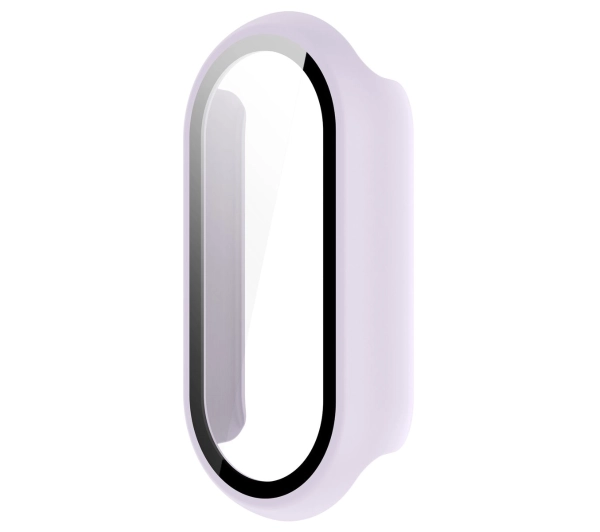 Bizon ze szkłem do Xiaomi Smart Band 10 fioletowy