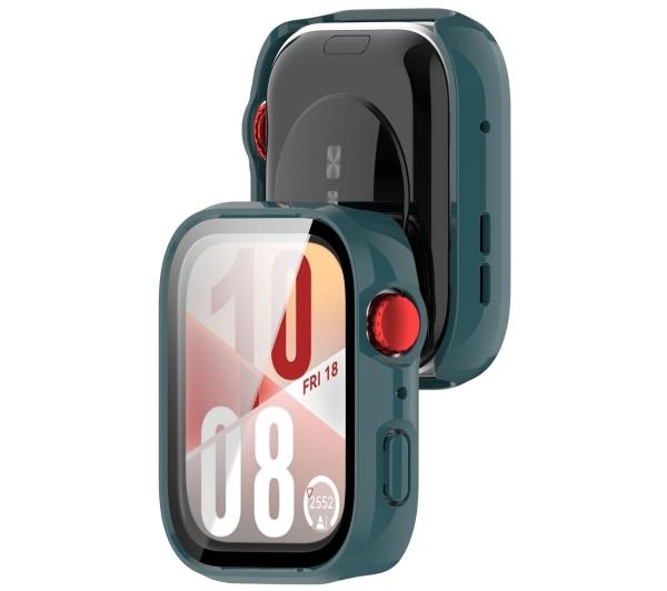 Bizon ze szkłem do Huawei Watch Fit 4 zielony