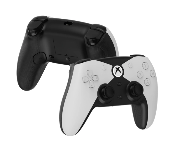 Hyperkin The Competitor do Xbox, PC Przewodowy Biało-czarny